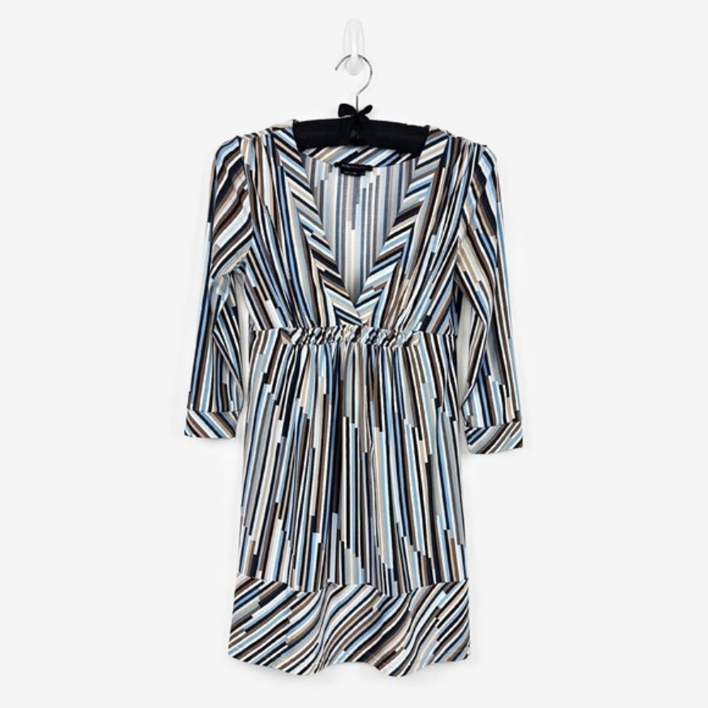 BCBGMaxAzria Striped Mini Dress Size‎ S